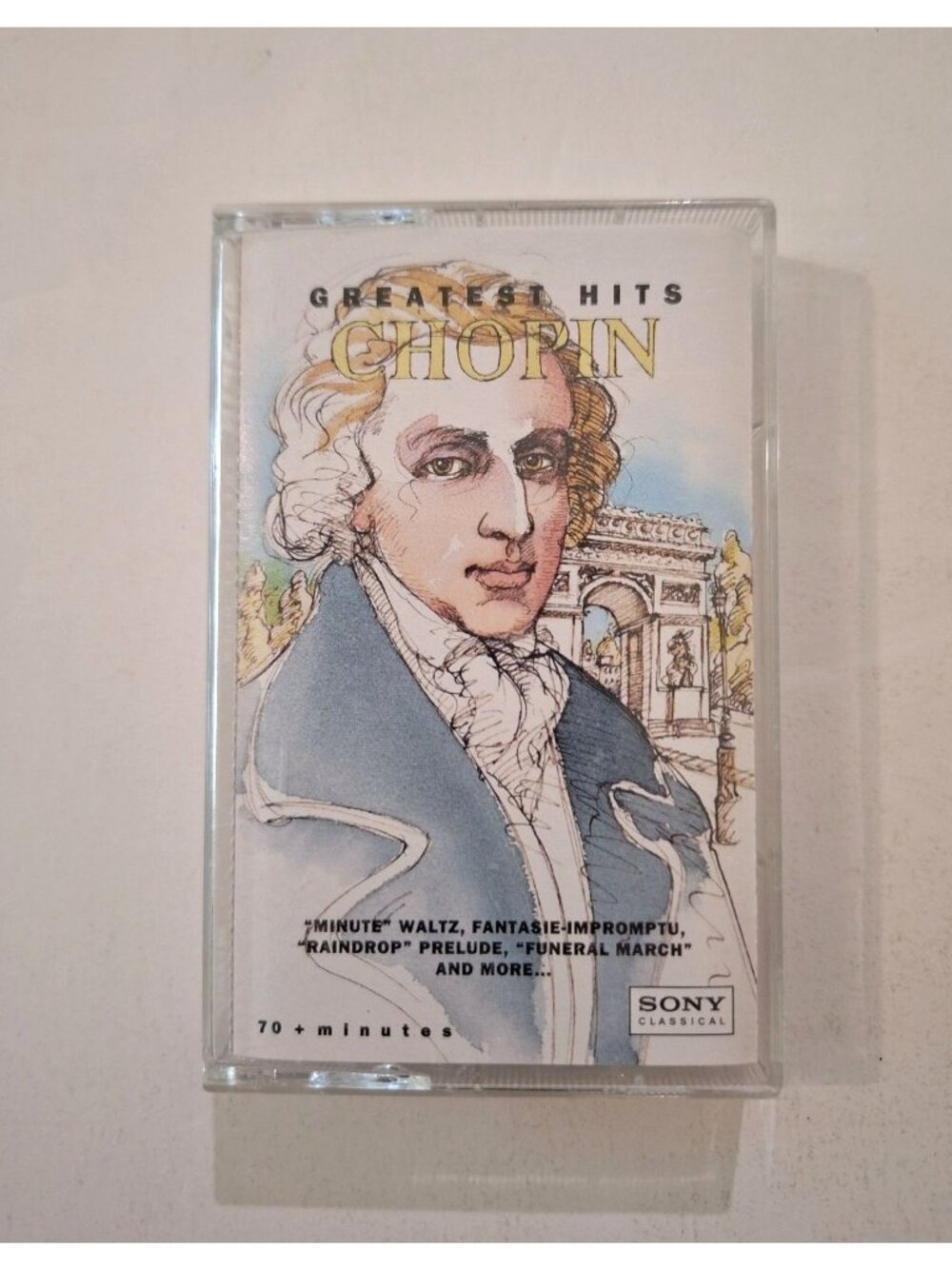Chopin Greatest Hits Classical Audio Cassette 1994 Sony Bonus Trivia